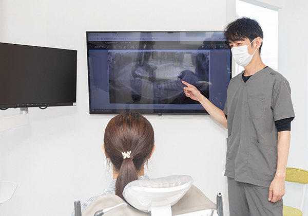 患者さまに安心して治療を受けていただくための丁寧な説明とカウンセリング